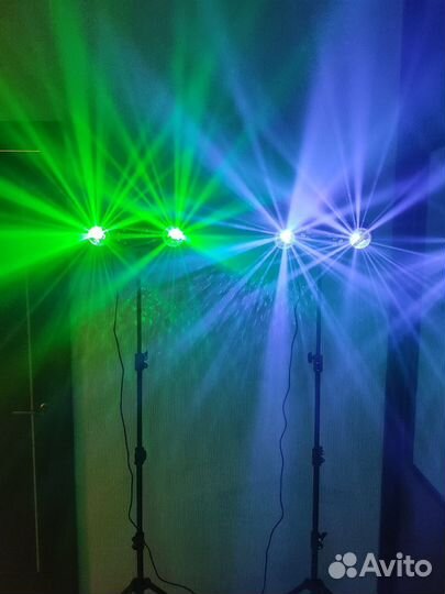 Светомузыка + дым-машина в прокат