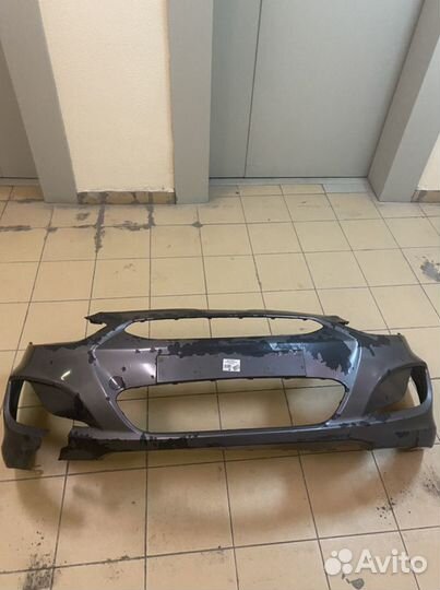 Бампер передний hyundai solaris 2011