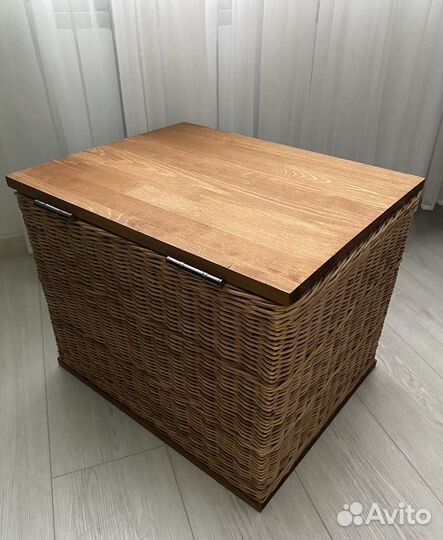 Сундук-короб из бумажной лозы