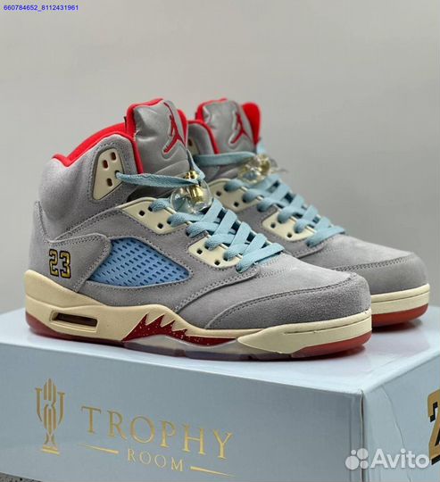 Кроссовки Trophy Room x Air Jordan 5 (Арт.37977)