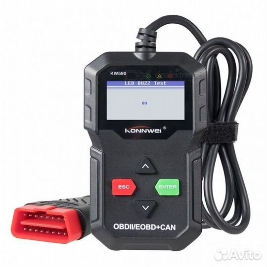 Автосканер OBD konnwei KW-590 (OBD2/eobd+CAN) Wind