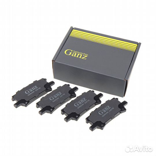 Колодки задние lexus RX RX300/RX350/RX400h ganz