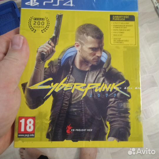 Новый диск в плёнке для ps4 киберпанк 2077