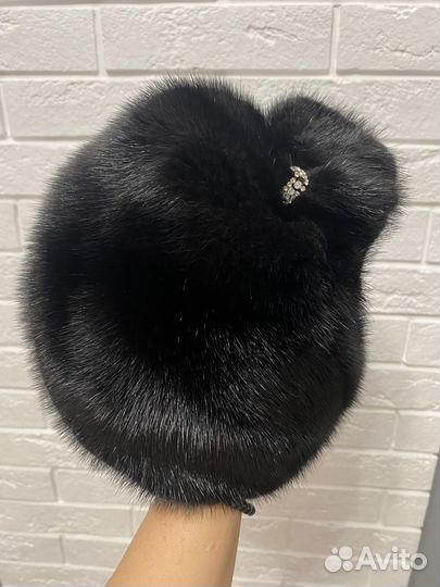 Шапка норковая женская новая