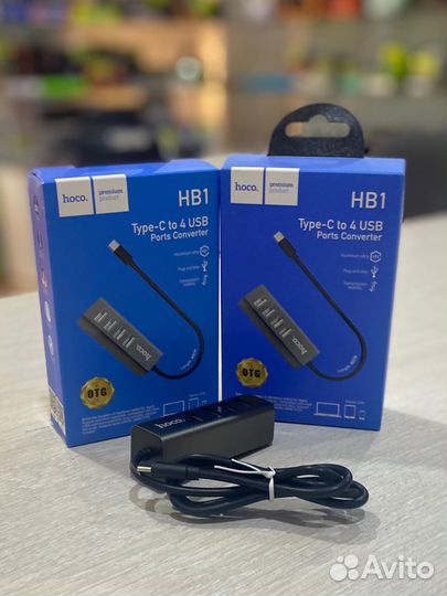 Хаб USB hoco HB1 type C