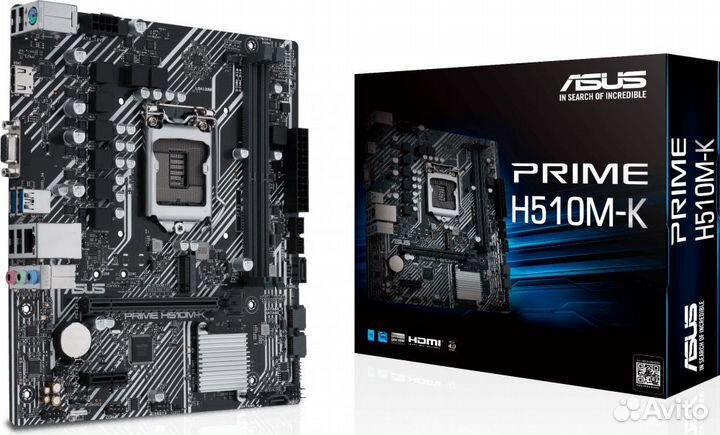 Материнская плата asus prime H510M-K