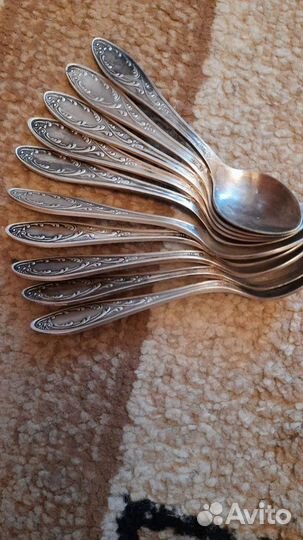 Ложечки кофейные 105мм мельхиор