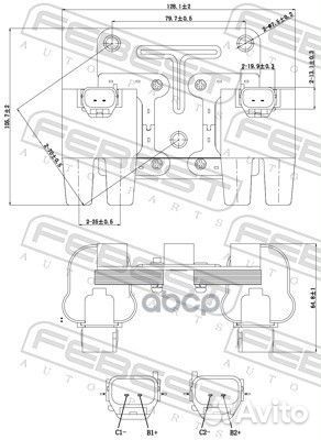 Катушка зажигания 10640003 Febest