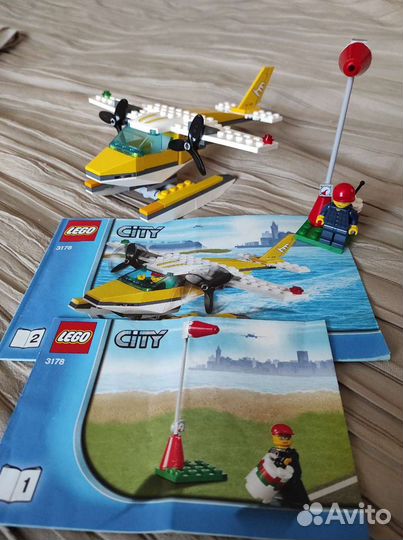 Лего6191 Пожарные,Lego City3178 Гидросамолет
