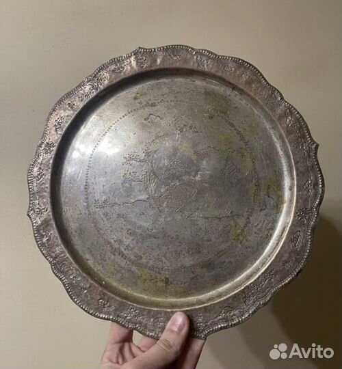 Коньячный ликерный набор старый Серебрение