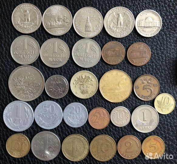 Набор иностранных монет