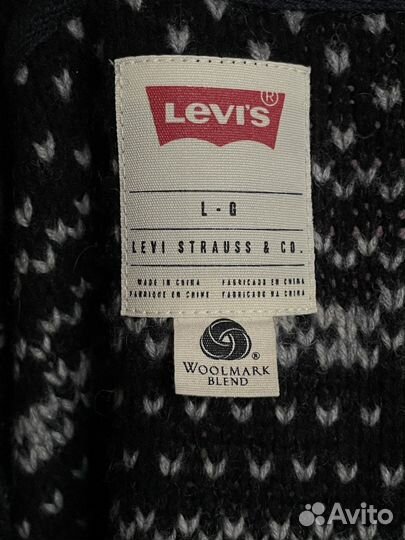 Кардиган мужской Levis 50 52 (L) оригинал