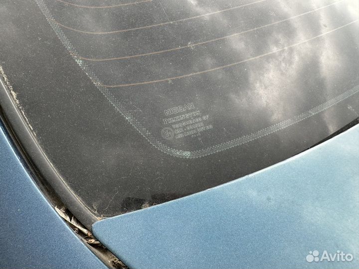 Nissan almera n16 стекло заднее с подогревом