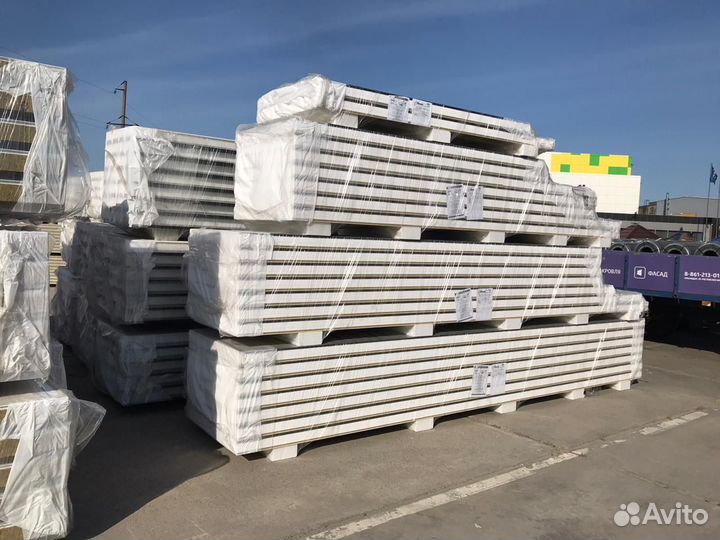 Трехслойные сэндвич-панели 60 мм