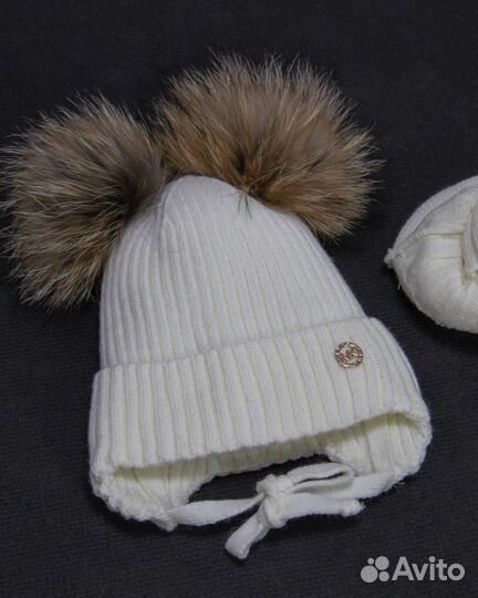 Зимний комплект шапка и снуд