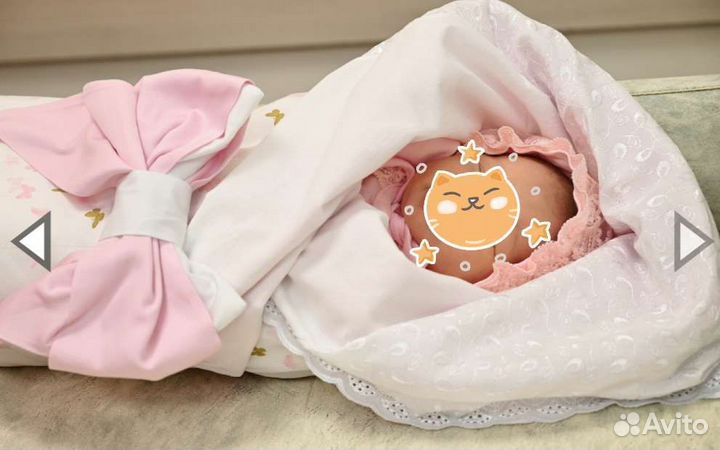 Набор комплект на выписку летний