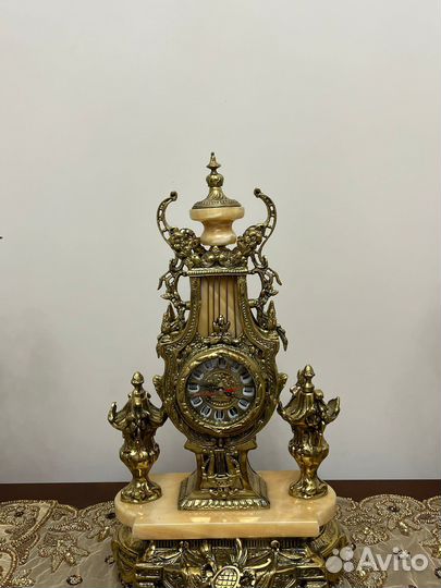 Подсвечники и канделябры бронза часы