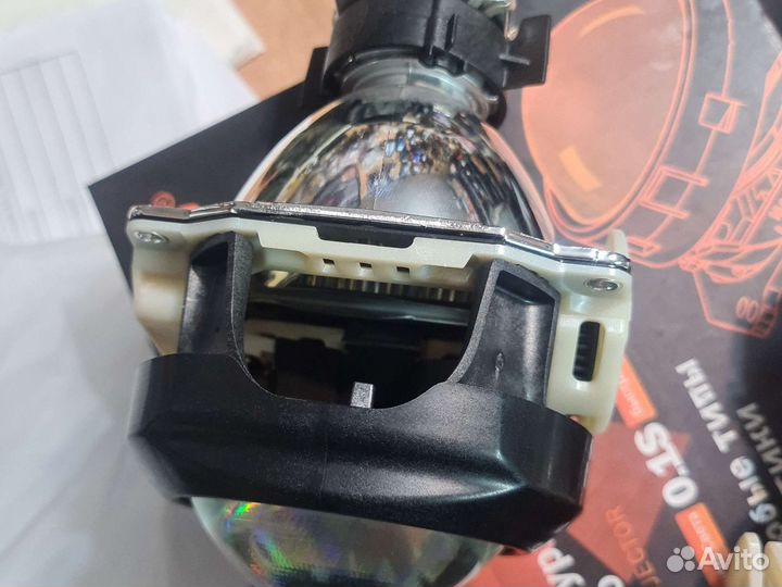 Audi q7 2010-2015 г линзы фар с лампами