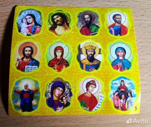 Церковные наклейки