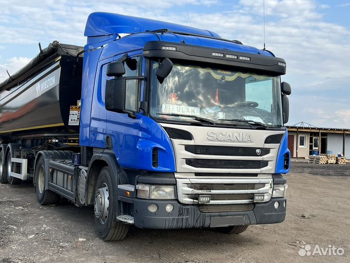 Scania P400 с полуприцепом, 2018