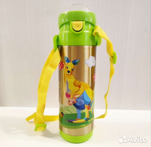 Термос детский с трубочкой 500 мл