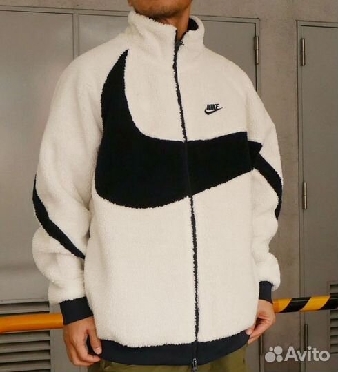 Куртка nike барашка двухсторонняя