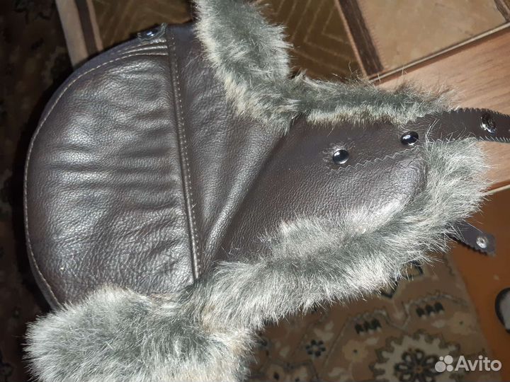 Шапка-ушанка мужская