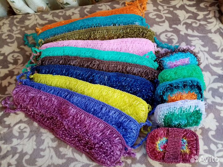 Мочалка ручной работы