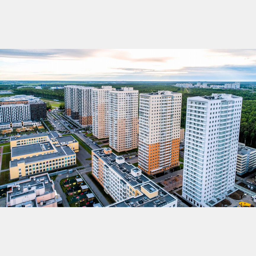 1-к. квартира, 38,4 м², 22/25 эт.