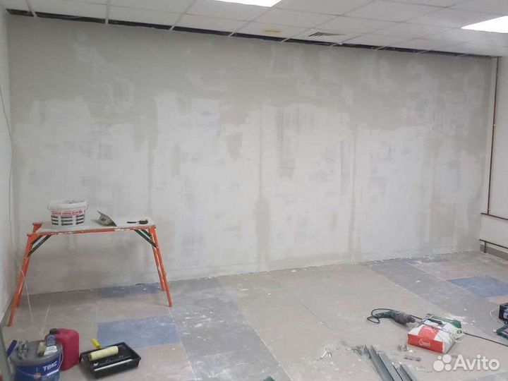 Монтаж перегородок из гипсокартона