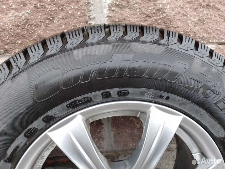 R16 Cordiant Snow Cross 225/70, PCD 5x114.3 DIA 56.1