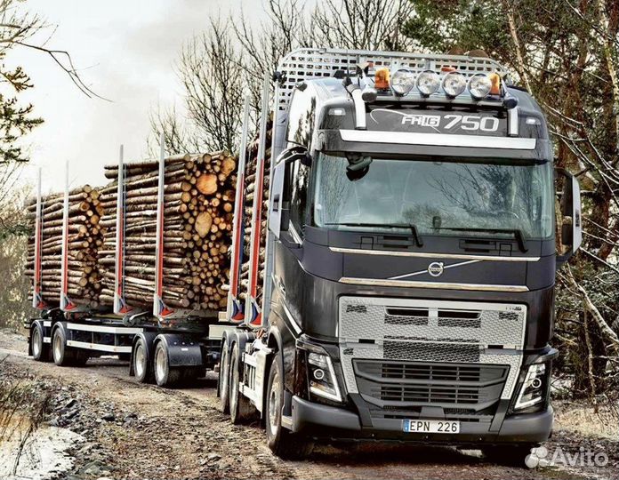 Водитель тягача Volvo FH 480 с полуприцепом
