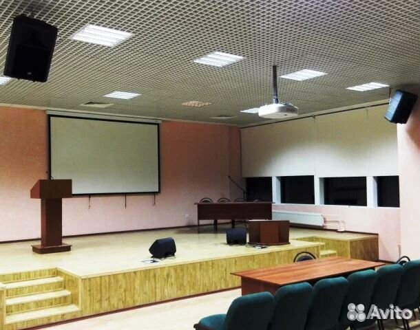 Монтаж проектора, экрана