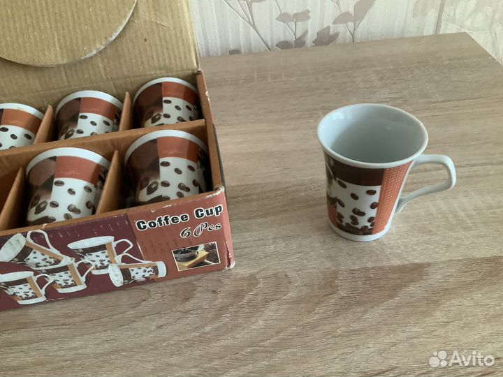 Набор кофейных чашек (6 штук)
