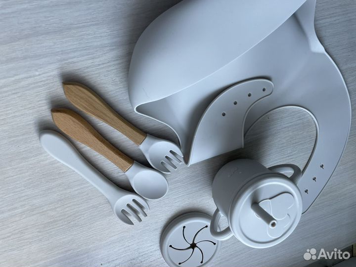 Набор силиконовой посуды детской