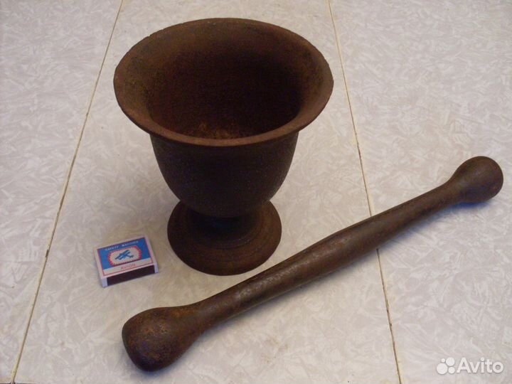 Ступа с пестиком старинные возраст более 100 лет
