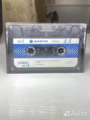 Аудиокассета Sanyo demo cassettes Stereo, Japan