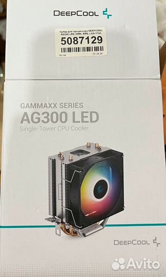 Кулер для процессора deepcool AG300 LED (frgb) (Ем