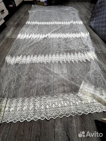 Тюль новая не подшитая
