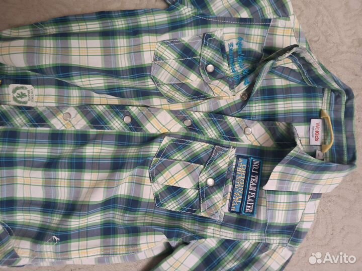 Рубашка детская для мальчиков