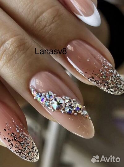 Наращивание ногтей, архитекрура, укрепление