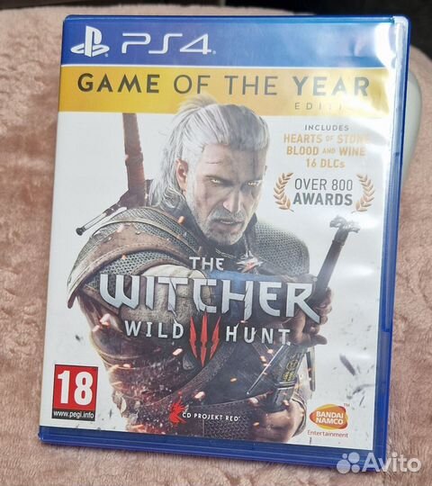 Диски на ps4 ведьмак дикая охота