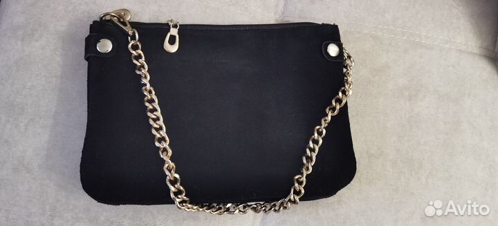 Сумка из натуральной замши