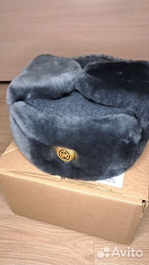 Шапка зимняя, военная офицерская 60 размер