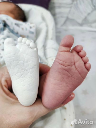 Слепки ручек и ножек