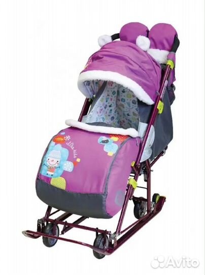Детские санки коляска новые