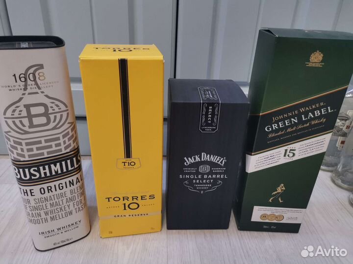 Бутыли из под алкоголя