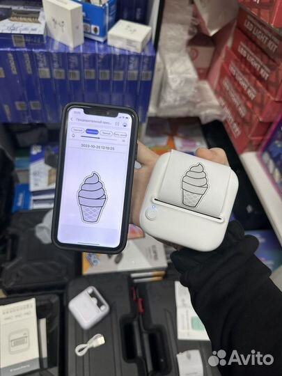 Портативный мини принтер