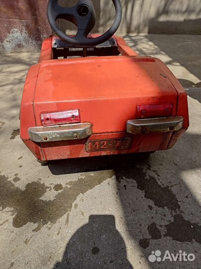 Машина детская педальная радуга СССР