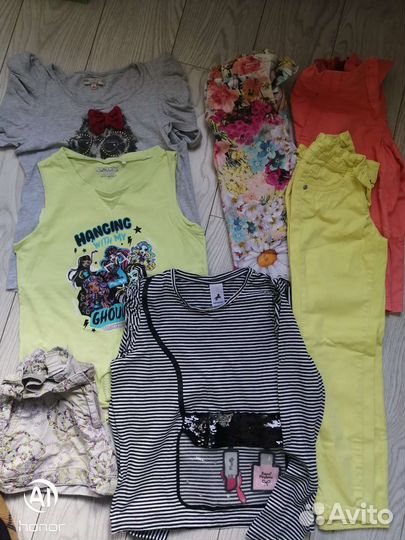 Вещи пакетом для девочки 134 140